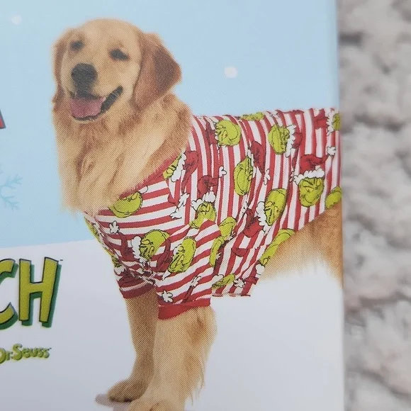 Christmas, Holiday, Festive, Matching The Grinch, Pet Dog, Or Cat Pajamas - Picture 2 of 3
